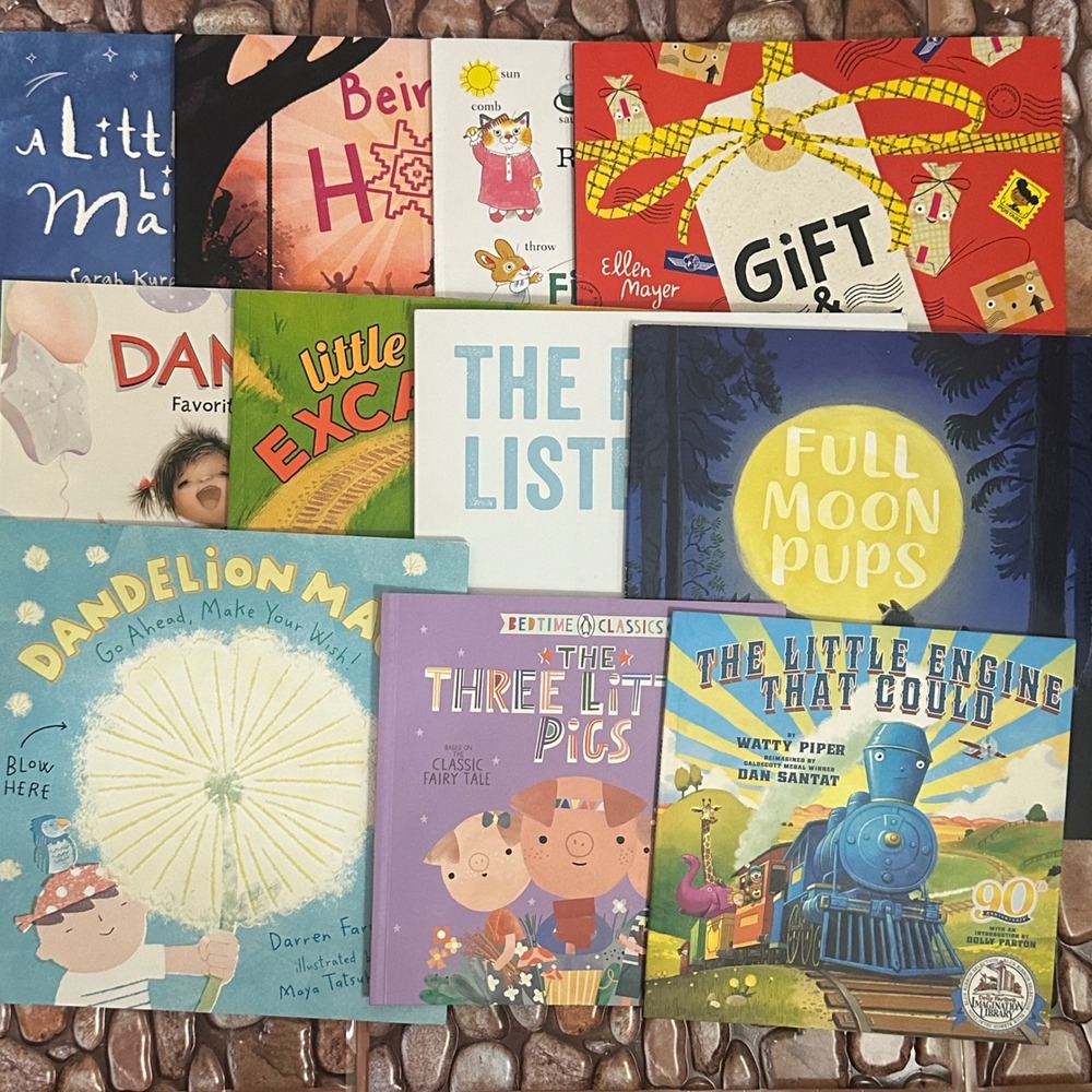 Dolly Parton Imagination Library Kids Book Lot 11 Little Engine 3 Little Pigs